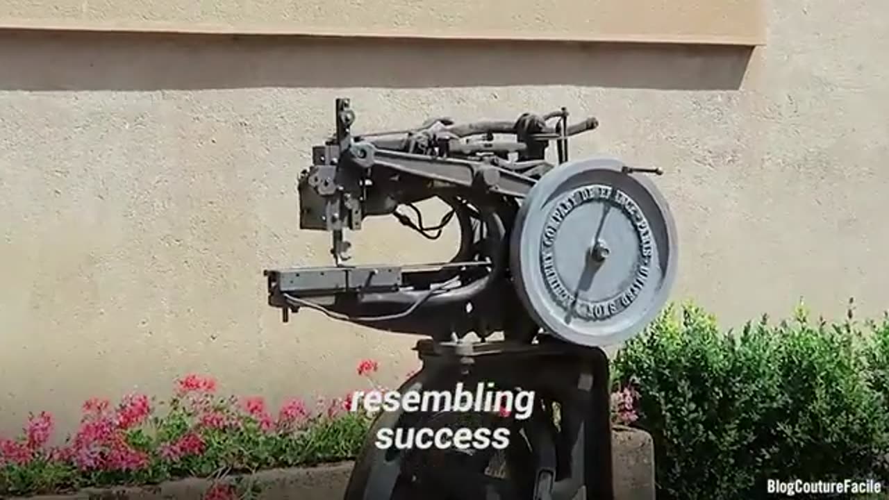 How does a sewing machine work