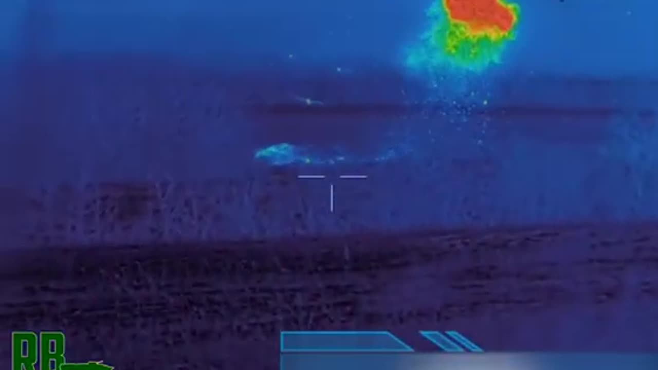 UKRANIAN TANK STRUCK BY RUSSIAN KORNET ATGM WITH THERMAL SCOPE
