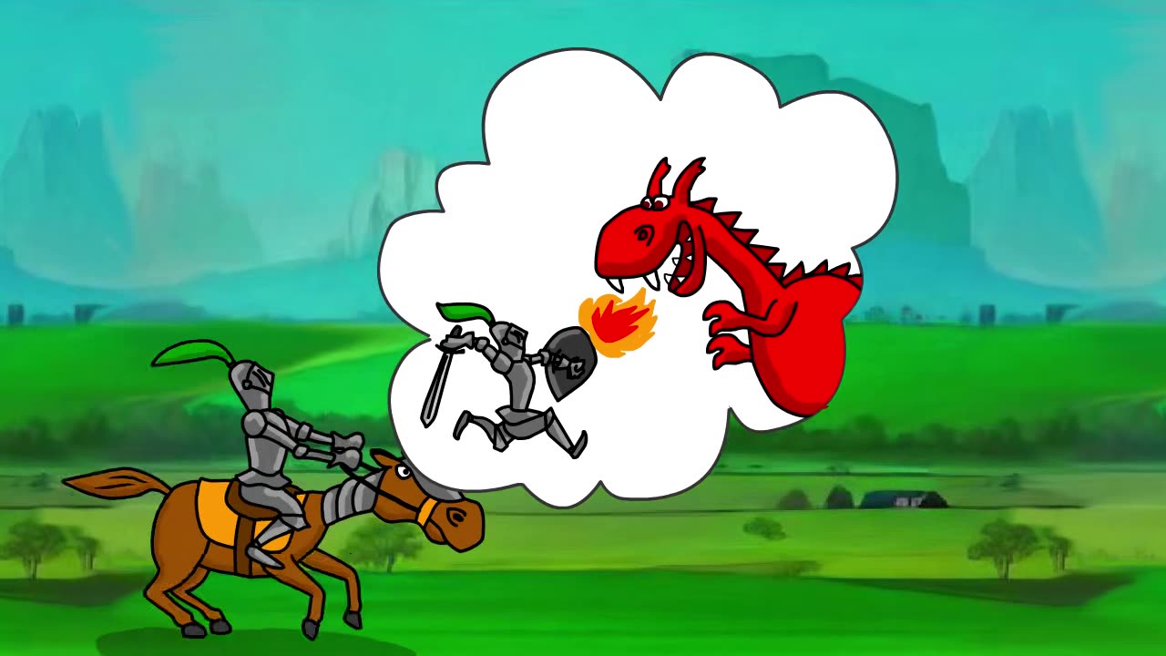 knight & Dragon (short animation)