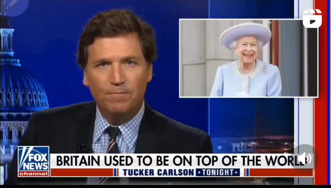 Tucker Carlson and liberals rejoice Queen's death