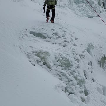 Waterfall climb
