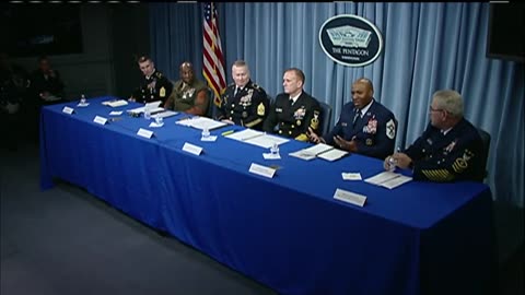 Senior Top Enlisted Leaders Brief Reporters