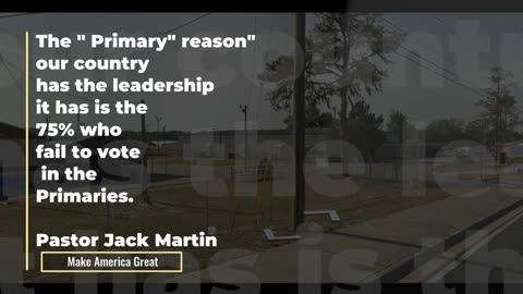 The Primary reason we elect bad candidates