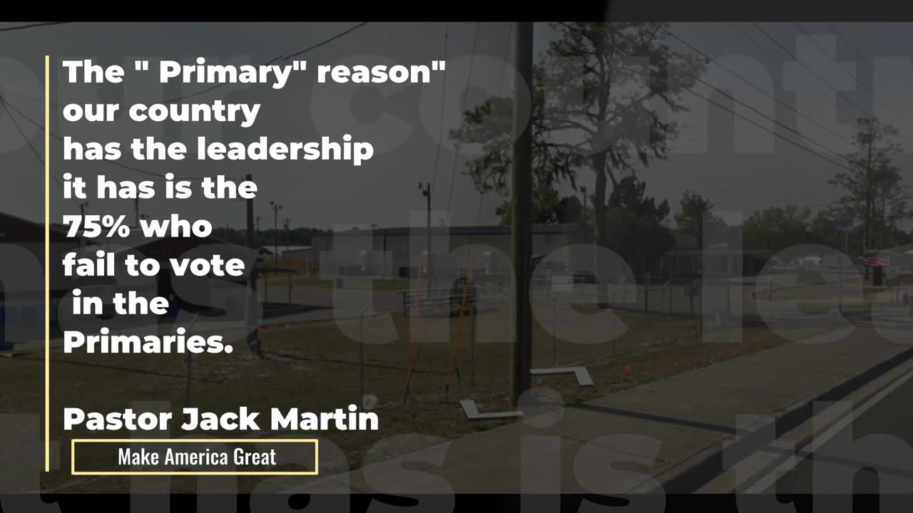 The Primary reason we elect bad candidates