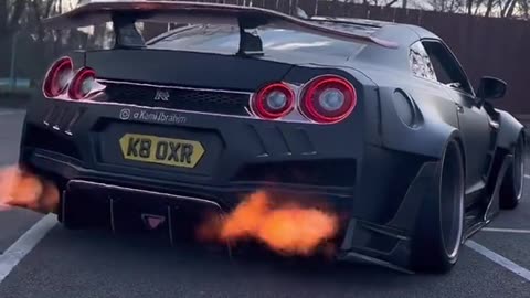 GT super sport car🔥back fire😱