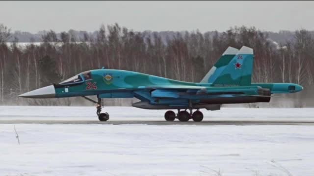 Russian Su-34 Fullback Fighter Bomber Shot Down Over Chernihiv | #Shorts