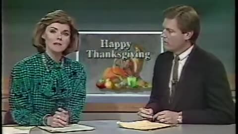 November 23, 1988 - Clyde Lee & Diane Willis WRTV Late News (Partial)