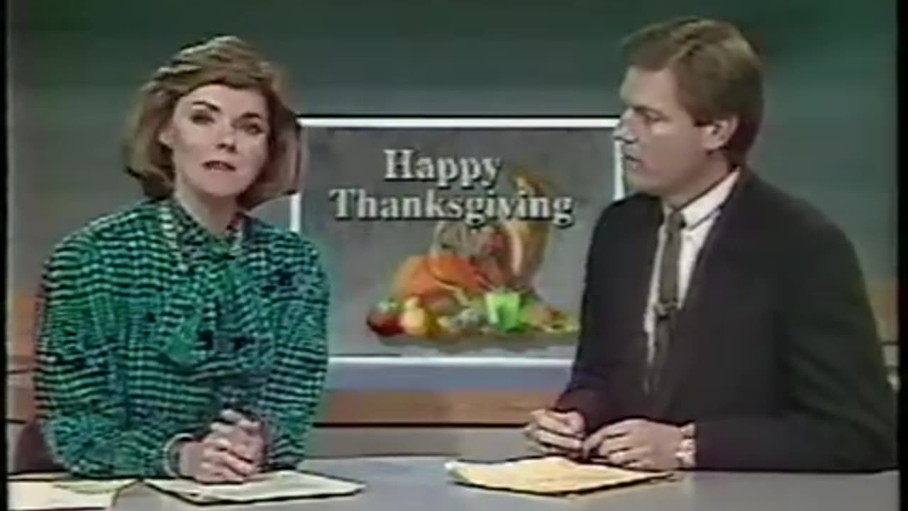 November 23, 1988 - Clyde Lee & Diane Willis WRTV Late News (Partial)