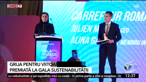 Gala Sustenbilităţii în România celebrează responsabilitatea socială