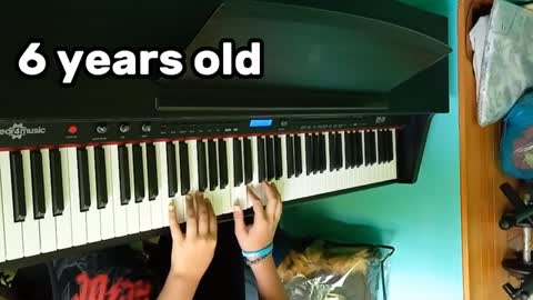 How different ages play piano