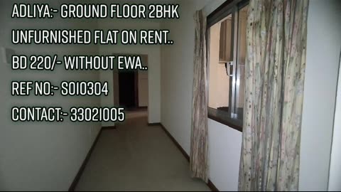 Adliya:-2Bhk Groundfloor Flat on Rent.