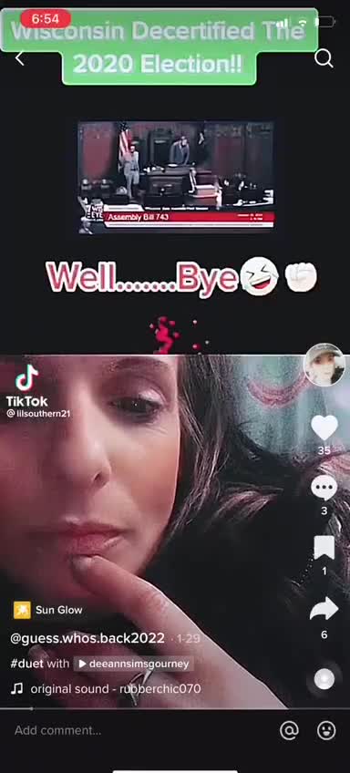 WISCONSIN DECERTIFIED 2020 ELECTION