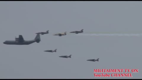 Nigerian Air Force Displaying the 23 New fighter Jets