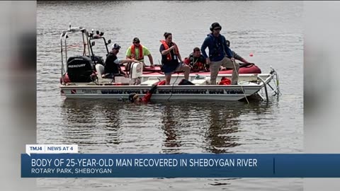 Body of 25-year-old man recovered in Sheboygan River