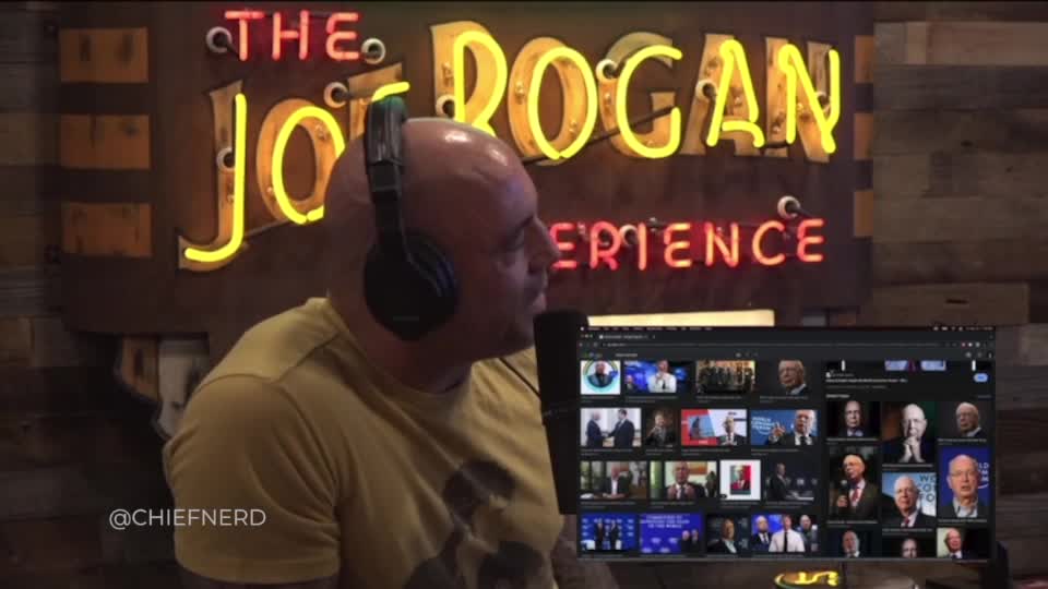 Joe Rogan Roasts Klaus Schwab