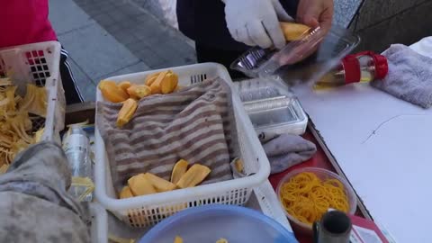 Jack fruit cutting - china street food #48