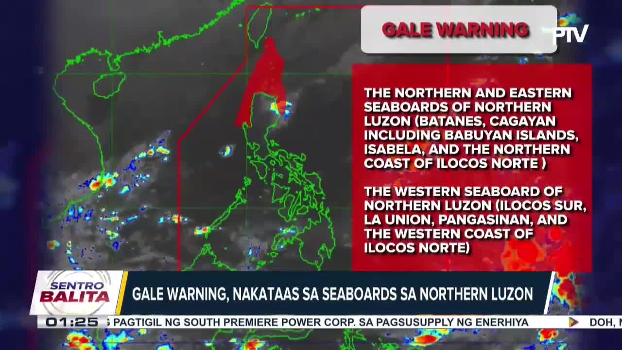 Shearline, nakaaapekto sa northern Luzon