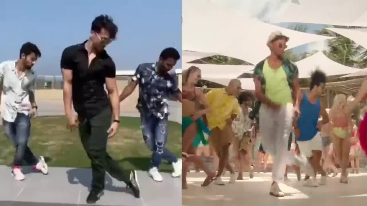 Tiger Shroff dancing on ghungroo song | Hrithik Roshan | War