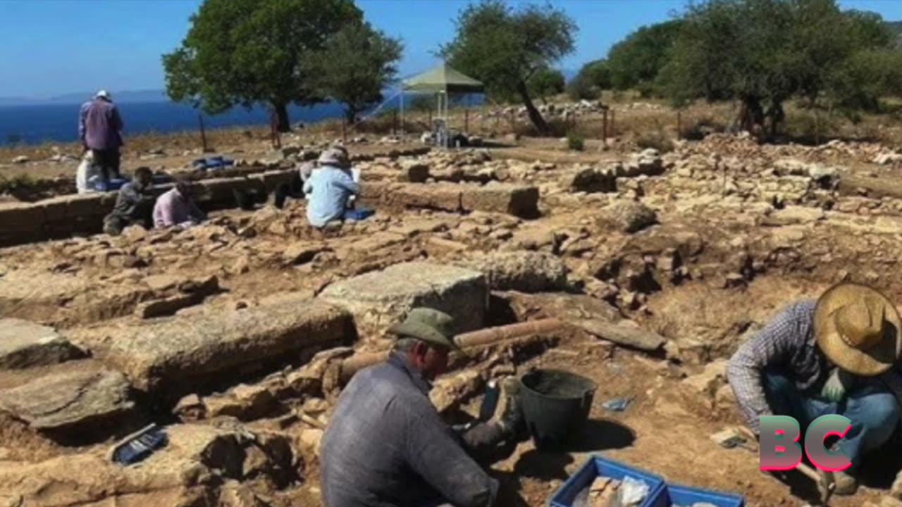 Pot overflowing with gold coins discovered in ancient Greek city in Turkey