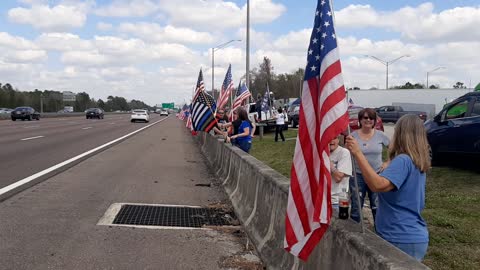 Welcoming Truckers at a Florida rest stop