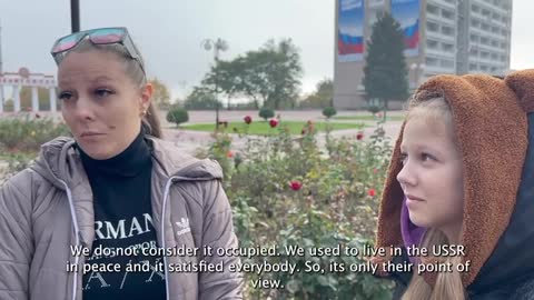 She asks NATO to leave them in peace so children and parents don’t have to go to war