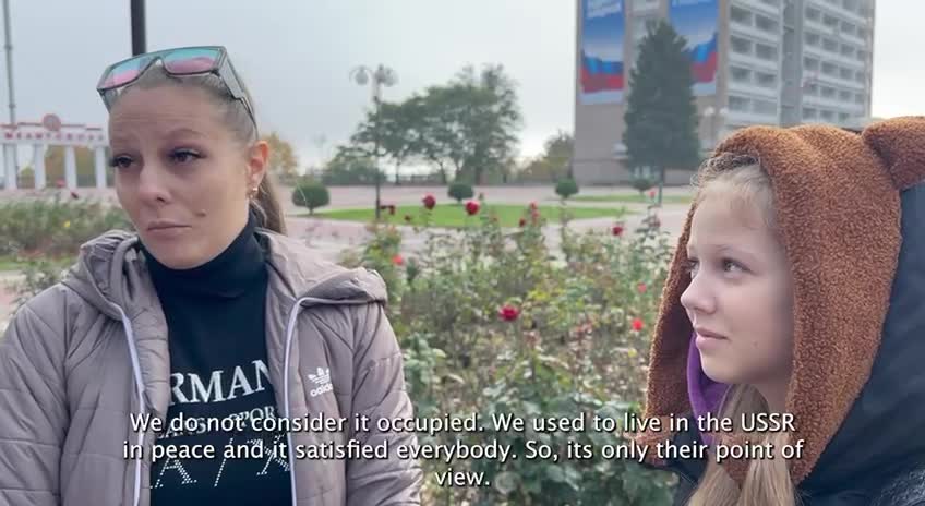 She asks NATO to leave them in peace so children and parents don’t have to go to war