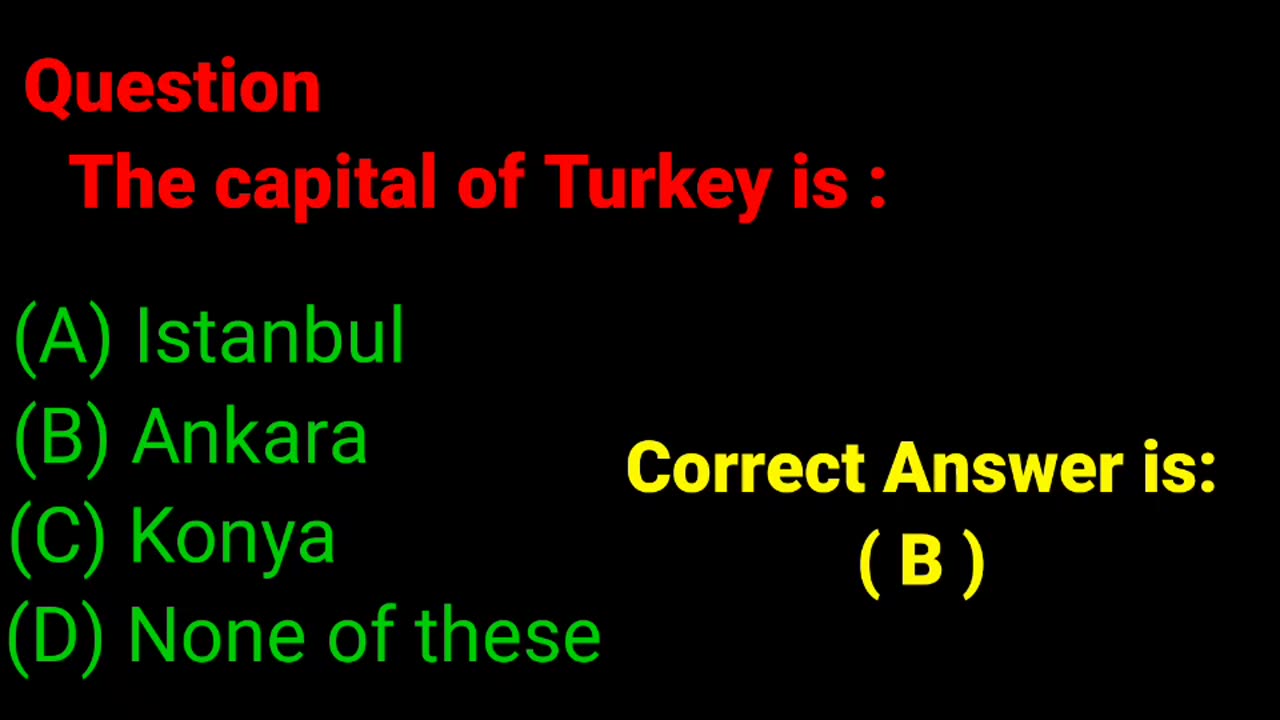 what is the capital of turkey