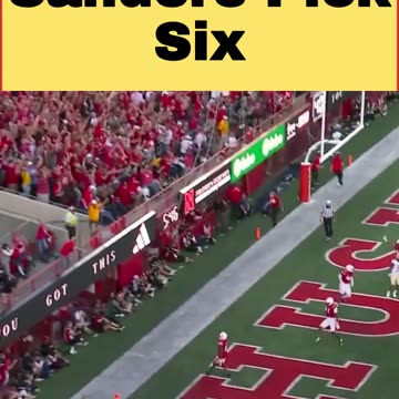 Shedeur Sanders Pick Six