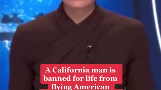 A California man is hanned for life from flying American Airlines