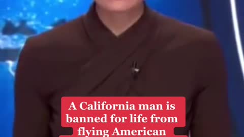 A California man is hanned for life from flying American Airlines