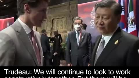 ENGLISH SUBTITLES: President Xi scolds Justin Trudeau. Credit: Keawe Wong