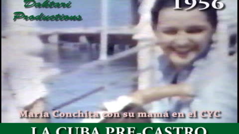 1956 M07 María Conchita con su mamá en el Cienfuegos Yacth Club