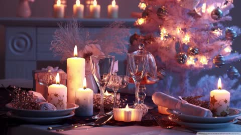 🎄 Christmas is close vibe 💖 Soft pop special playlist with candle lights and Xmas tree background 💖