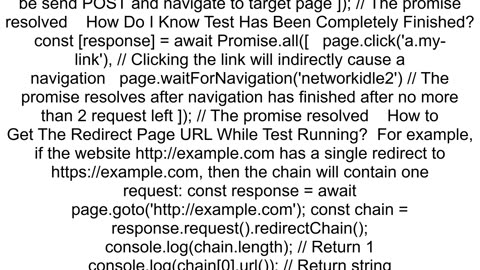 How To Get The URL After Redirecting from Current Page To Another Using Puppeteer