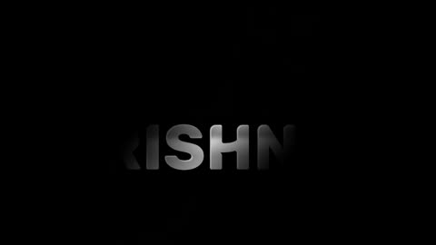 Krishna name editing video