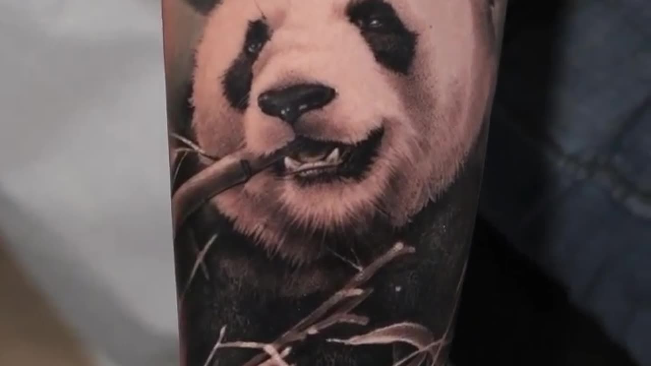 Do You Like PANDAS? GORGEOUS Piece Done By Jose Contreras in Texas!