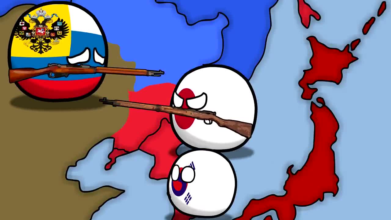 Countryballs | Modern history of South Korea