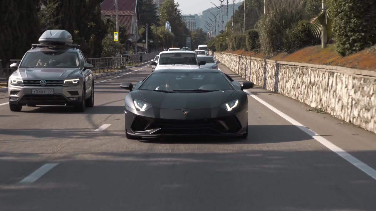 Black Lamborghini