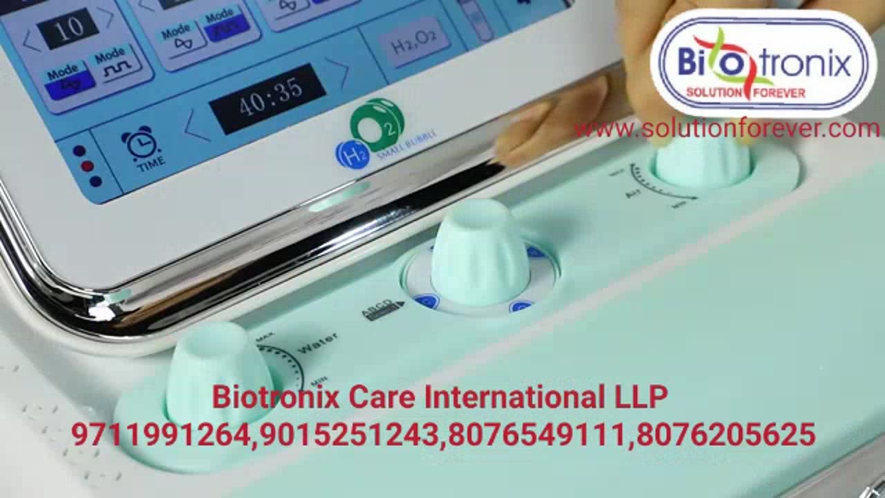 Biotronix HydraFacial Machine 7 in 1 Hydra Face Care Hydrogen-Oxygen Machine