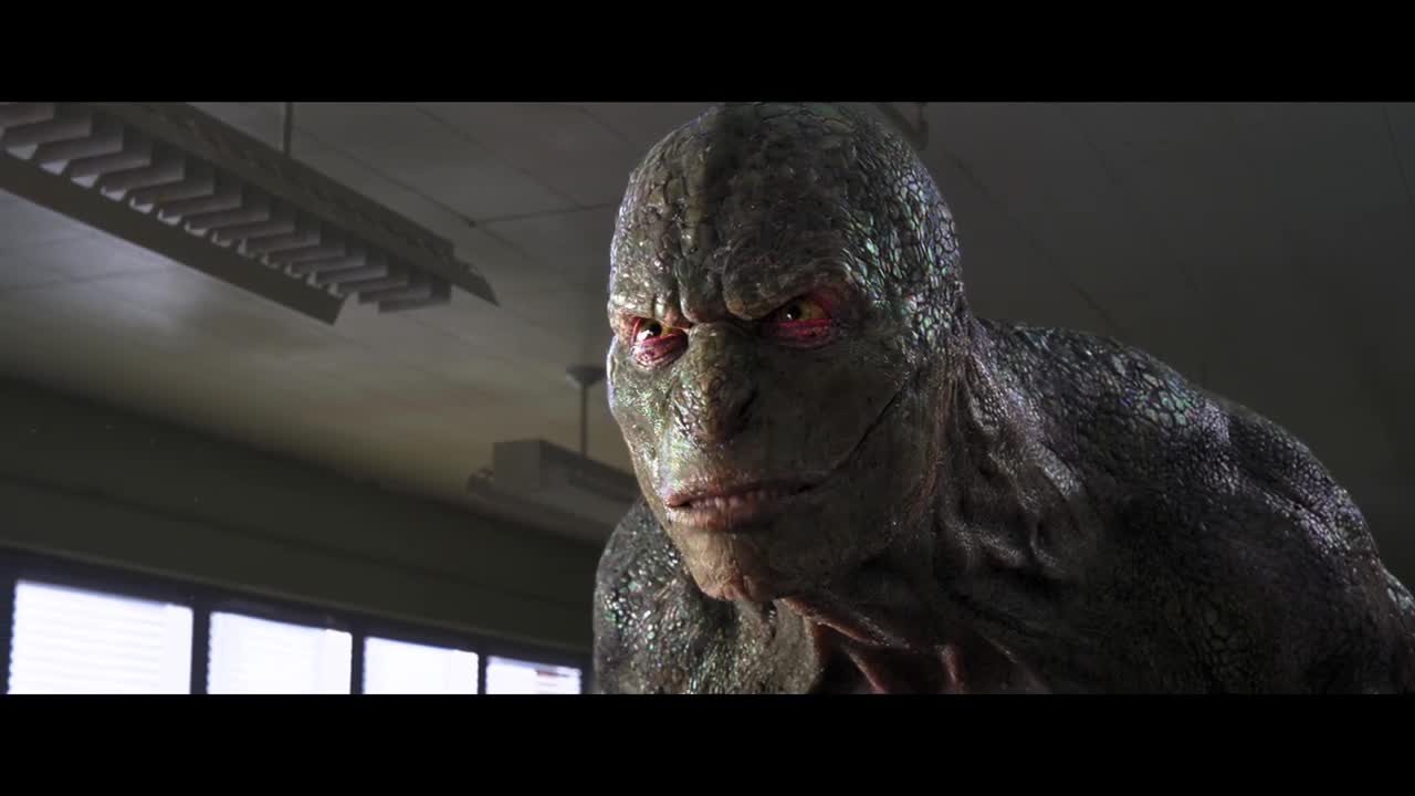 8K HDR _ Fighting Lizard in School (The Amazing Spider-Man) _ Dolby 5.1