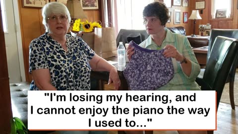PIANO PLAYER TURNS TO SEWING DUE TO HEARING LOSS