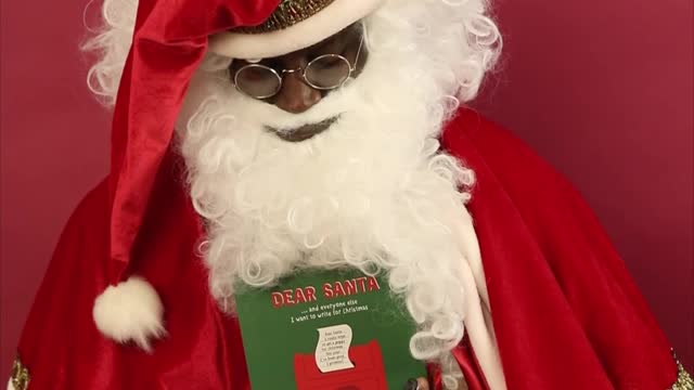 Santa Claus Is Falling Asleep