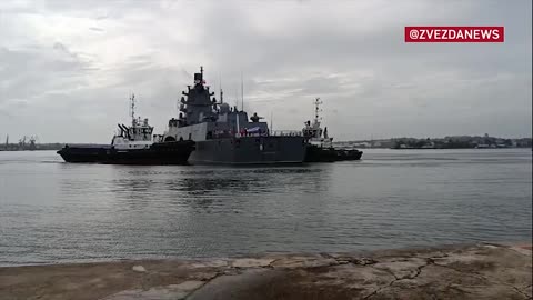 Russian warship near Cuba