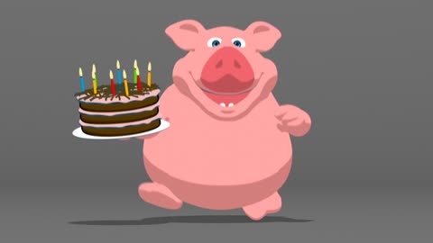 Pig Cake Party.