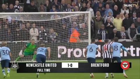 Newcastle United 1 Brentford 0 _ Premier League Highlights