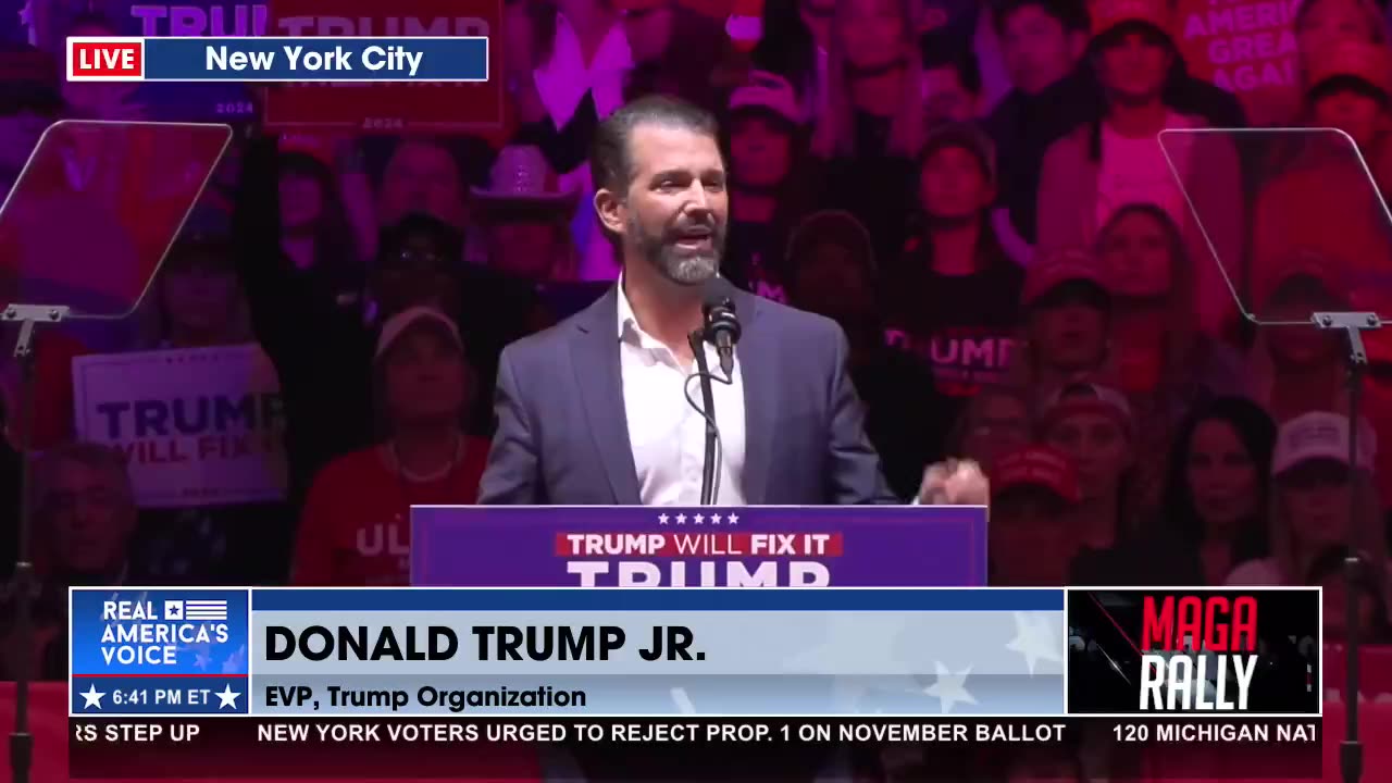 TRUMP JR. ON MCDONALDS