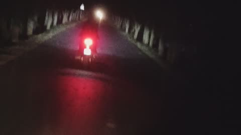 Night time moto vlogging