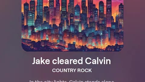 Jake cleared Calvin