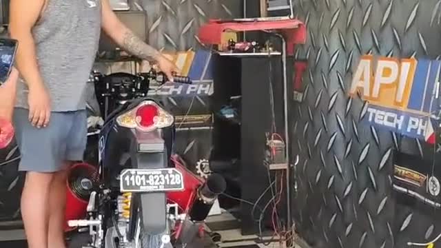 Motorcycle running test