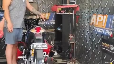 Motorcycle running test